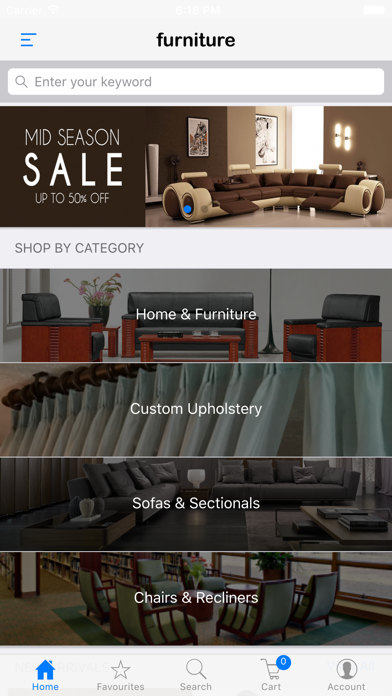 Screenshot #1 pour Oho Furniture App