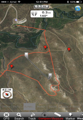 Agate Fossil Beds National Monument GPS chart screenshot 2