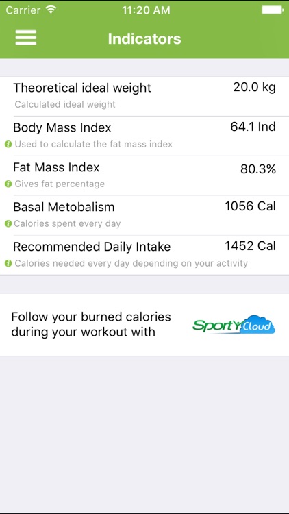 FollowWeight – Take the control over your weight ! screenshot-3