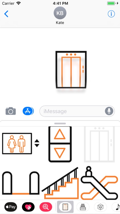 Stair Escalator Lift Stickers