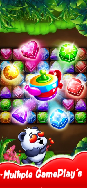 Panda Gems - Match 3 Game(圖2)-速報App