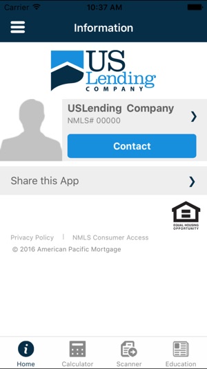 USLending Company App