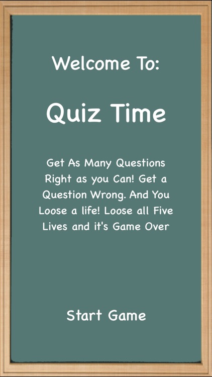 Quiz Time