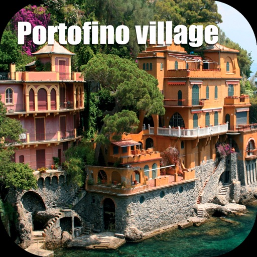 Portofino village Italy icon