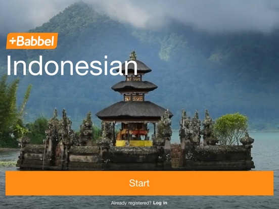 Babbel – Learn Indonesian iPad Babbel – Learn Indonesian iPad