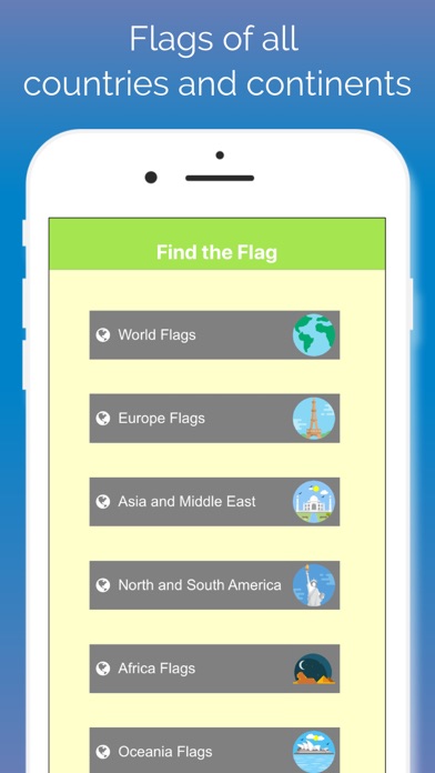 Flags Quiz, Find All Countries screenshot 2