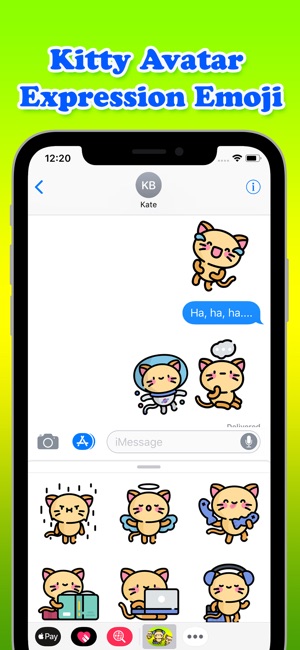 Kitty Avatar Expression Emoji(圖1)-速報App