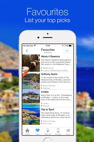 RHODES by GREEKGUIDE.COM offline travel guide screenshot 3