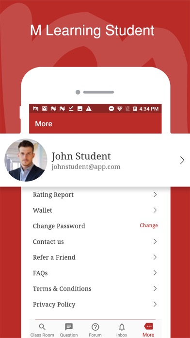 M Learning Forum for Students screenshot 2