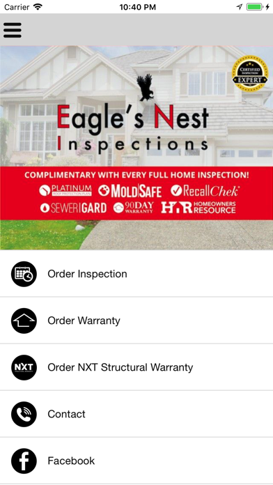 How to cancel & delete Eagles Nest Inspections from iphone & ipad 1