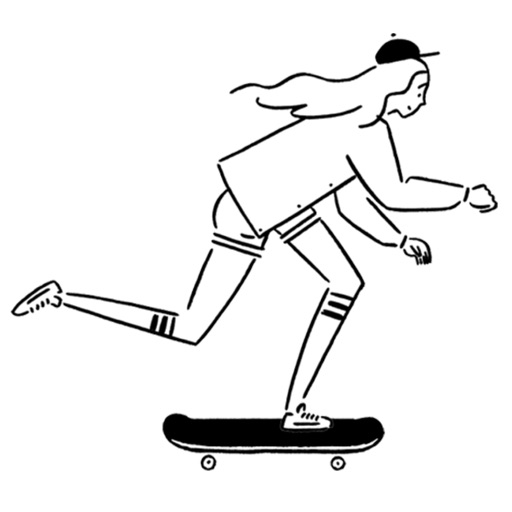 SKATE GIRL icon