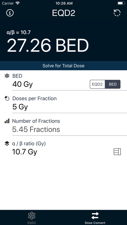 EQD2 Calculator screenshot-3