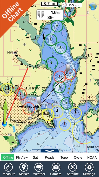 Marine : South West England GPS charts Navigator