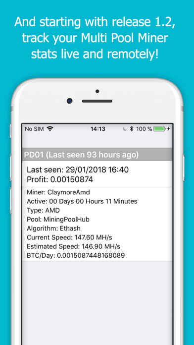 Mining Pool Hub Monitor screenshot1