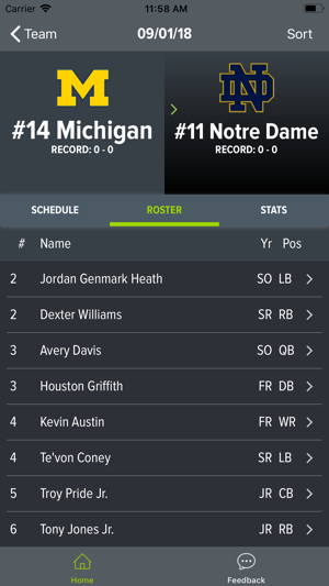 Notre Dame Football(圖2)-速報App