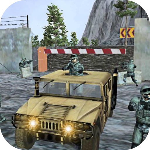 Army Mission Truck 3D Icon