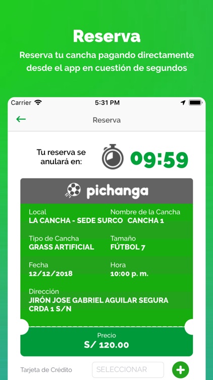 Pichanga | Alquiler de canchas