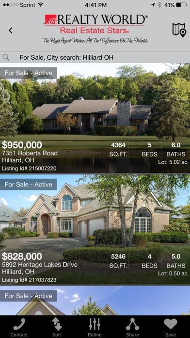 Realty World Home Search screenshot 2