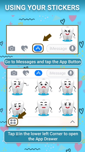 Teeth Cartoon Animated Sticker(圖1)-速報App