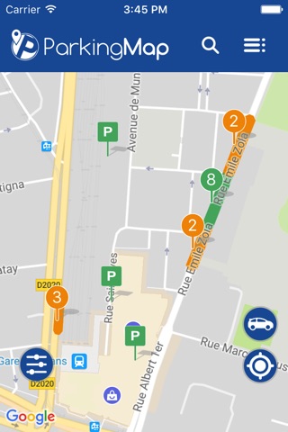 ParkingMap screenshot 2