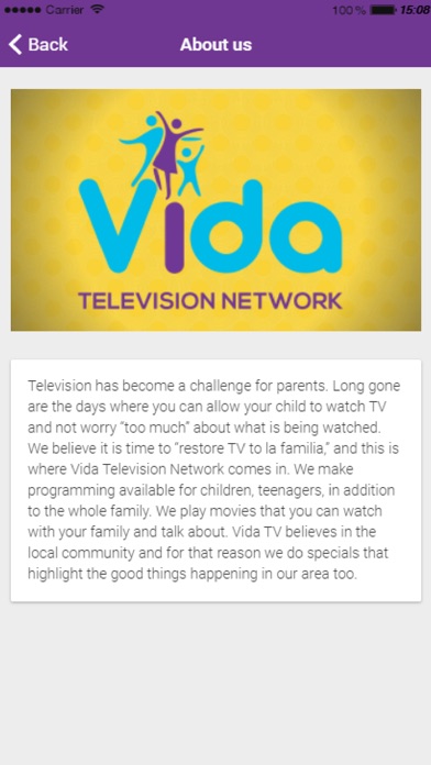 Vida TV Network screenshot 4