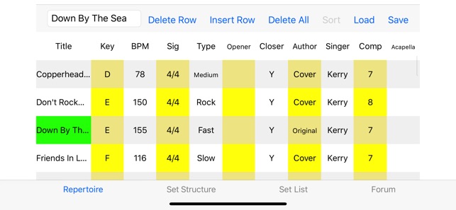 Setlist Generator