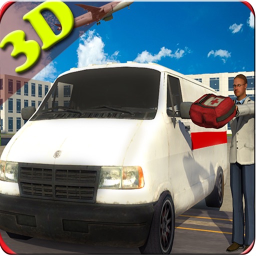 Pharmacy Delivery Van 3d Sim icon