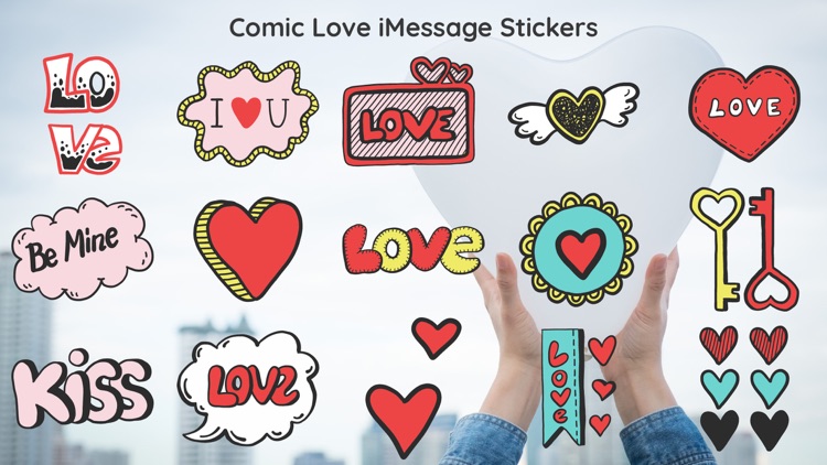 Vlaentine's Day Love Stickers by salma akter