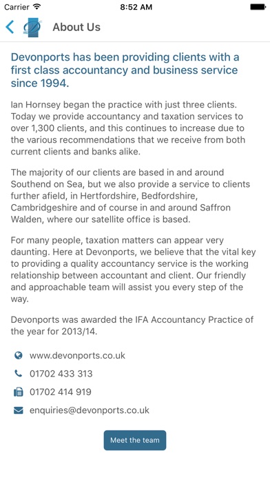 Devonports Accountants Cloud screenshot 2