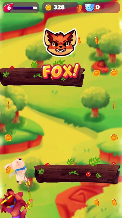 Juju Pig- Fly & Chase of Apple screenshot-3