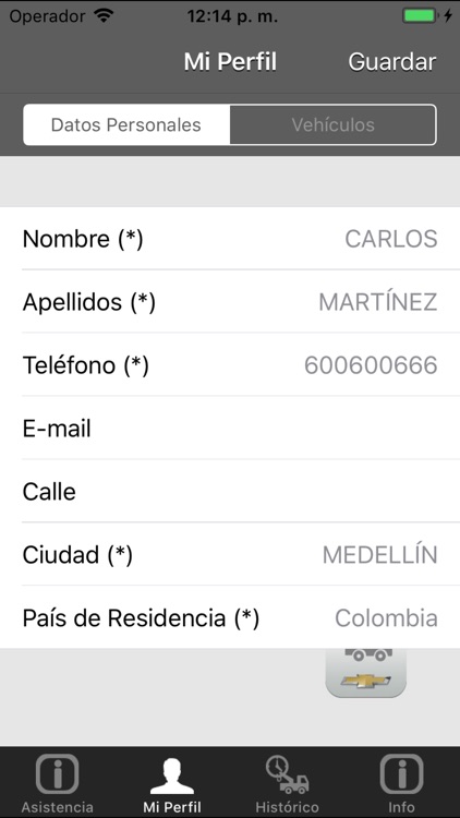 Asistencia Chevrolet Colombia screenshot-3