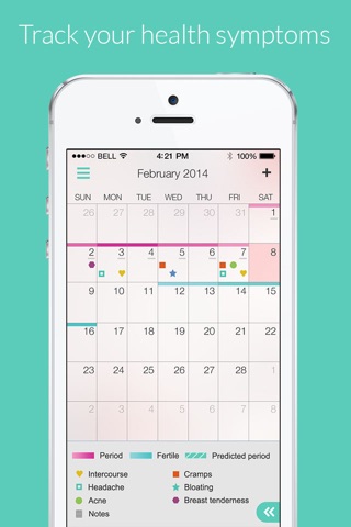 My Cycles Period Tracker SW screenshot 4
