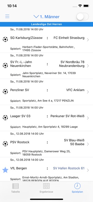 SV Hafen Rostock Fußball(圖2)-速報App