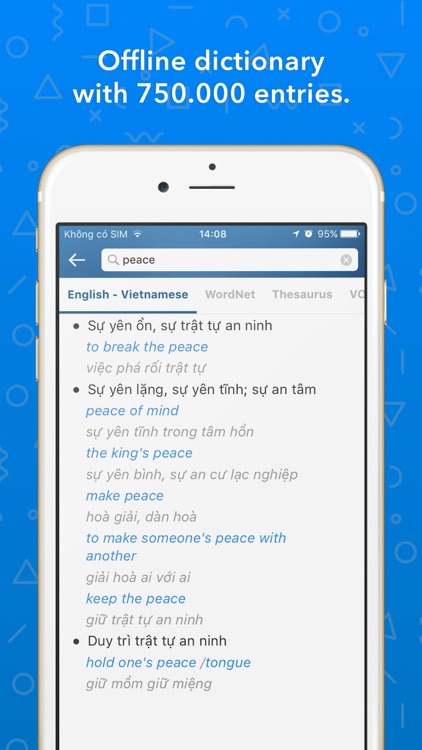 Vietnamese Dictionary Offline screenshot-0
