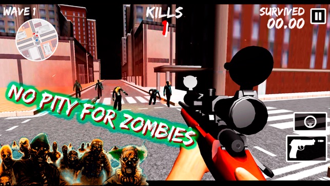 Zombie Sniper Gun 3D City(圖3)-速報App