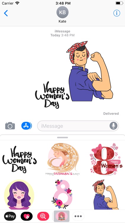 Beautiful Women's Day Stickers