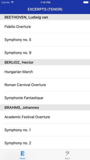 Trombone Excerpts