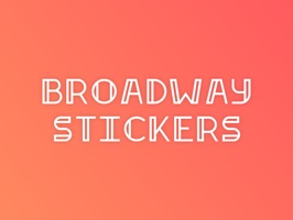 Broadway Stickers for iMessage are the premier sticker pack for fans of the stage