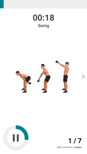 Kettlebell Workout Challenge(圖2)-速報App