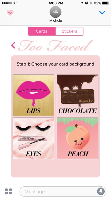 Too Faced emojis, sticker & card screenshot-4