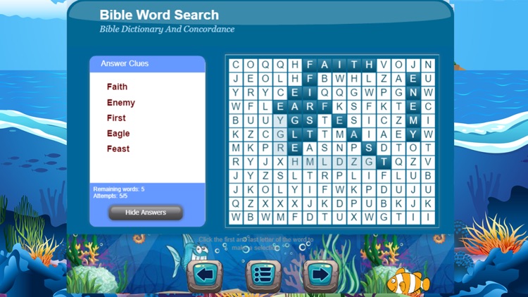 Word Search Bible Trivia Games