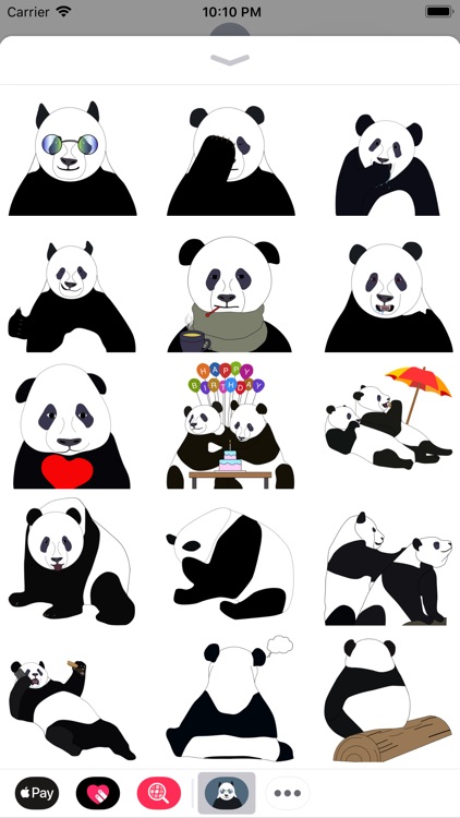 Giant Panda Stickers Pack