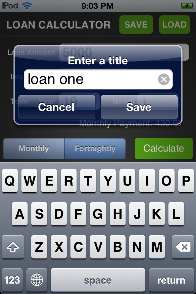 $ Loan Calculator screenshot 2