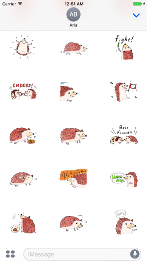 Adorable Hedgehog - HedgMoji Emoji Sticker(圖2)-速報App