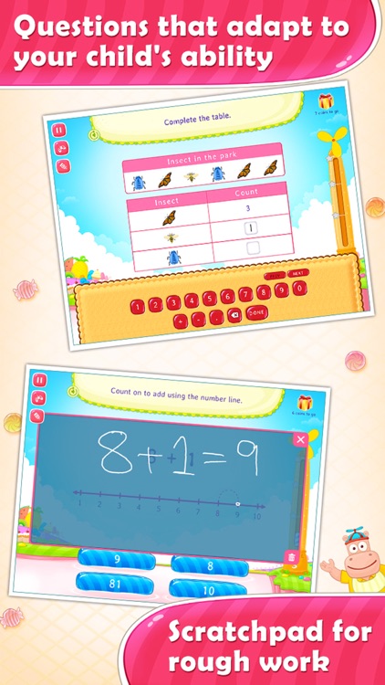 1st Grade Math: Numbers, Counting & Addition Games