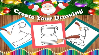 Santa Color Book-Draw & Color screenshot 3