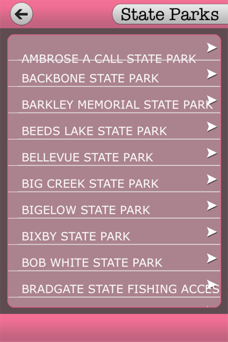 Iowa - State Parks Guide screenshot 4