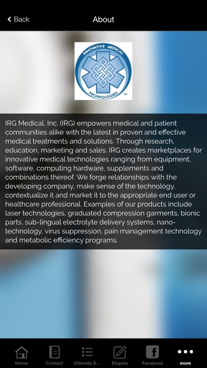 IRG MEDICAL screenshot-3