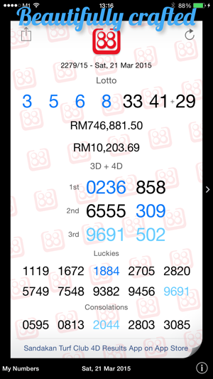 sabah lotto result today