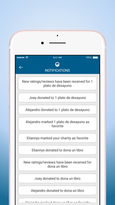 Charity App for Givapp screenshot 2